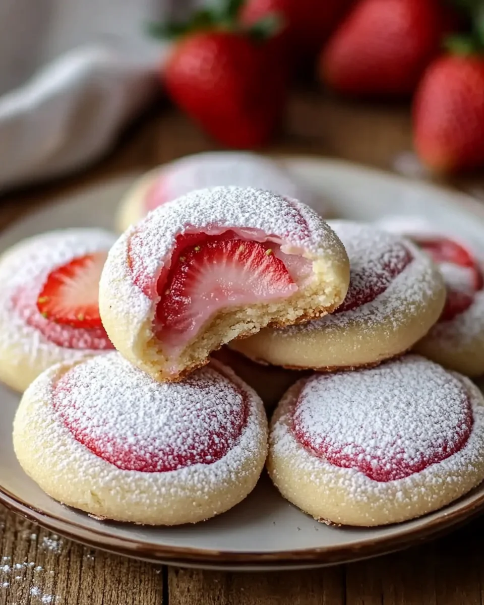 Erdbeer-Käsekuchen-Kekse 21 Erdbeer-Käsekuchen-Kekse