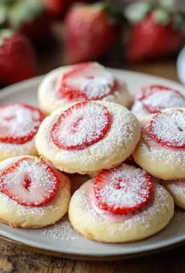 Erdbeer-Käsekuchen-Kekse 24 Erdbeer-Käsekuchen-Kekse