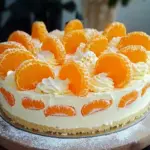 Fantakuchen mit Mandarinen und Paradiescreme