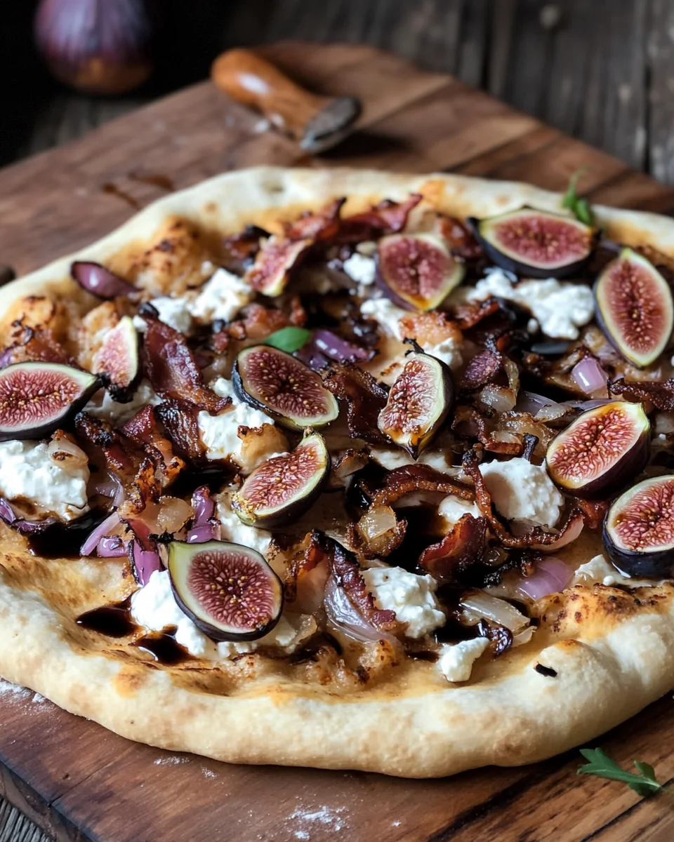 Feigen-Bacon-Pizza