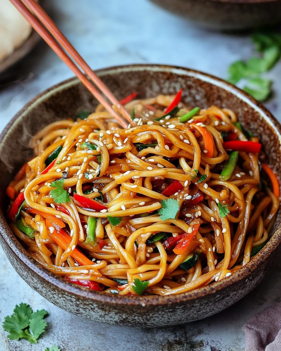 Gebratene Asia Nudeln 30 Gebratene