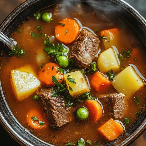 Gemüse Rindfleisch Suppe