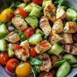 Gesunder Avocado H&auml;hnchen Salat