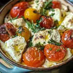 Griechischer Feta Auflauf mit Tomaten