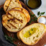 Grillbrot mit Oliven&ouml;l und Meersalz