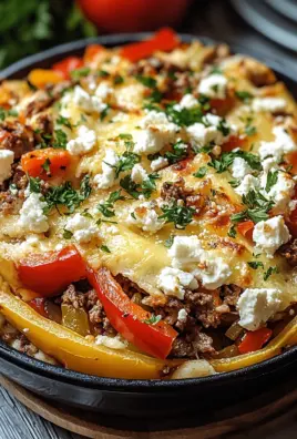 Gyrosauflauf mit Schafskäse