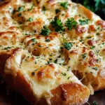 K&auml;se-Knoblauchbrot zum Aufbacken