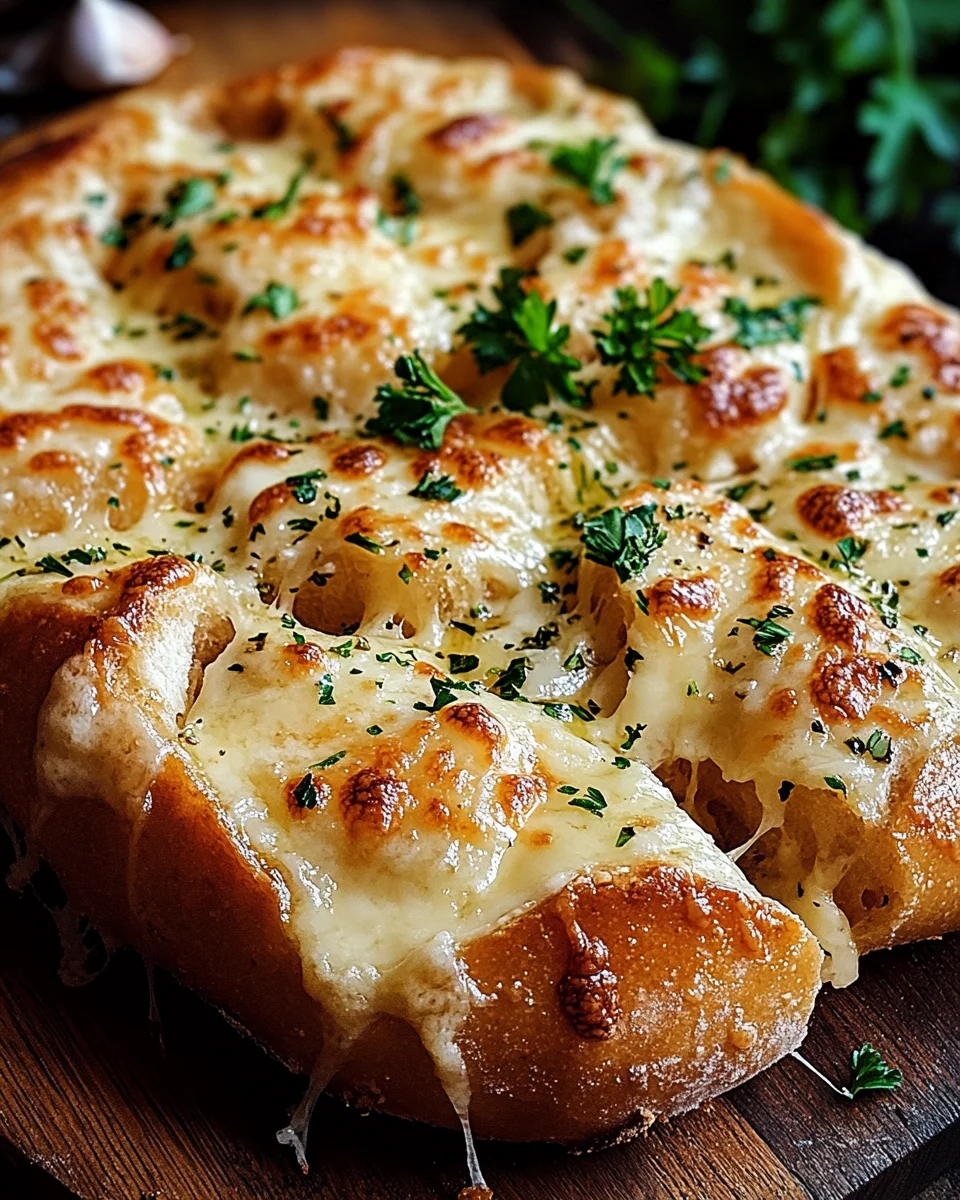 Käse-Knoblauchbrot zum Aufbacken
