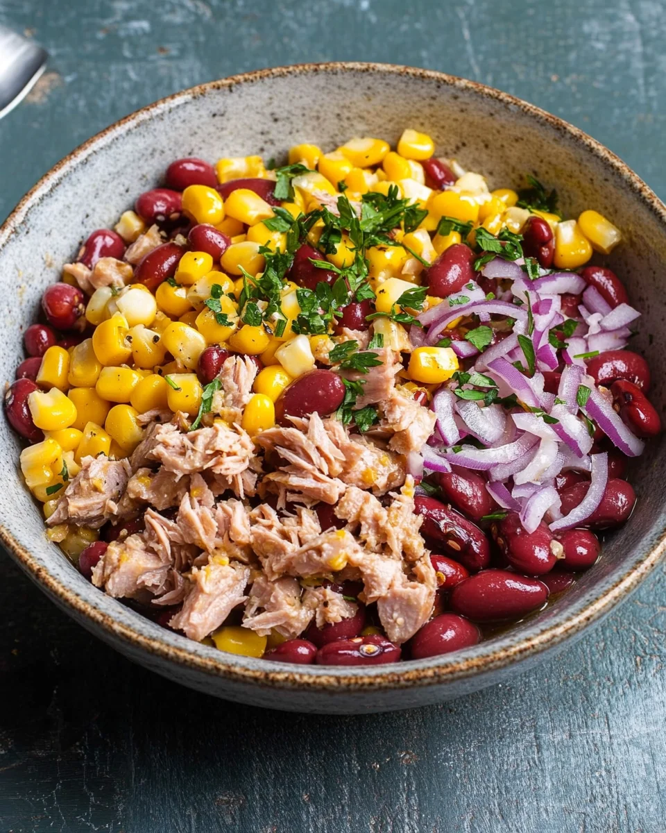 Kidneybohnen-Thunfisch-Salat