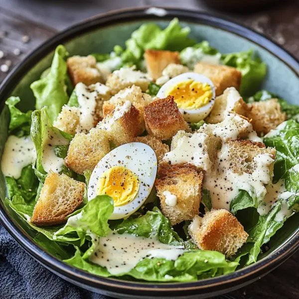 Knuspriger Caesar-Salat