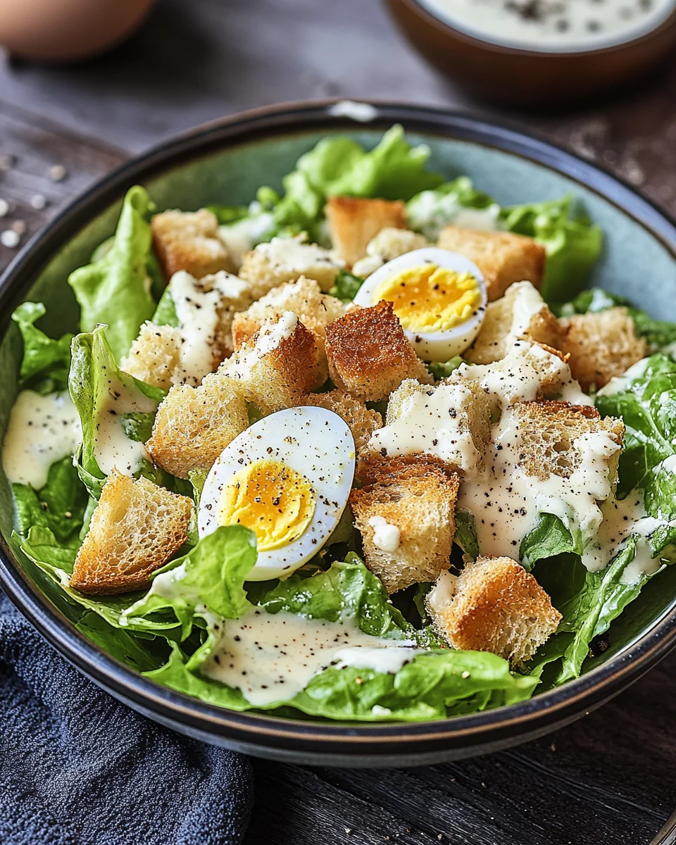 Knuspriger Caesar-Salat