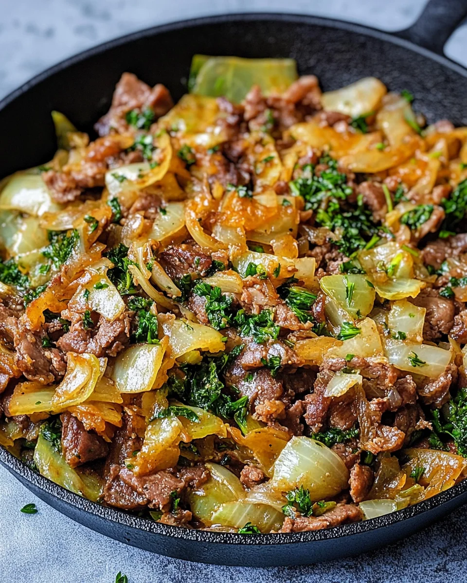 Kohl-Hack-Pfanne