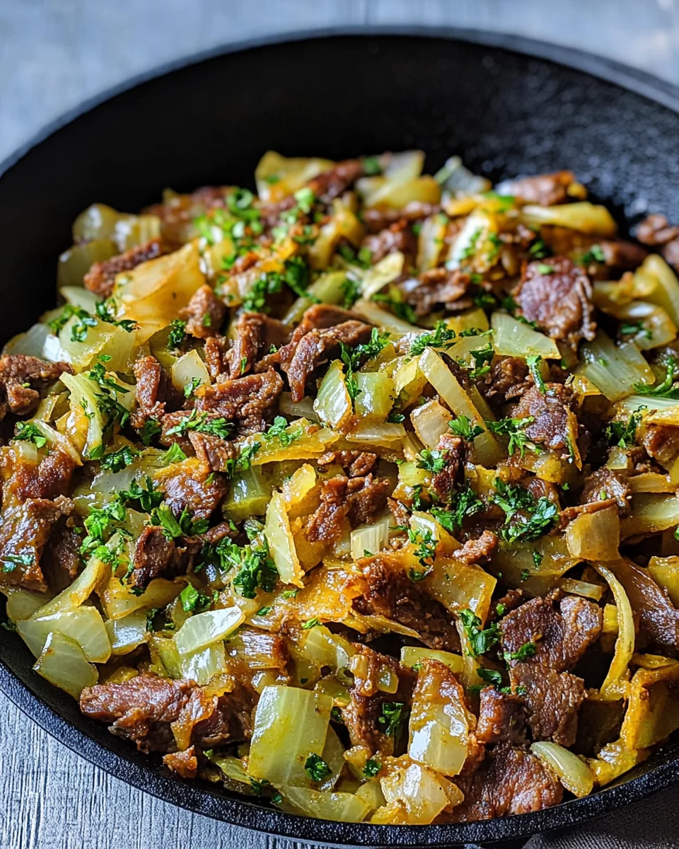 Kohl-Hack-Pfanne