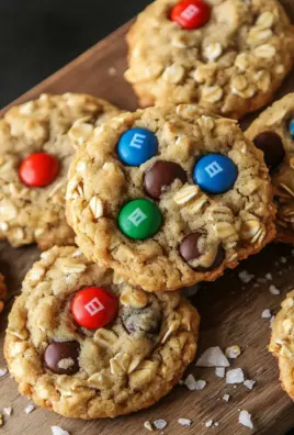 M&M-Cookies mit Haferflocken 23 M&M-Cookies mit Haferflocken