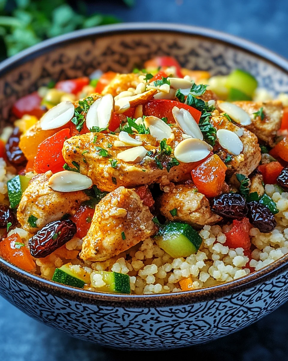 Homepage 8 Marokkanische Hühner-Couscous-Schüssel