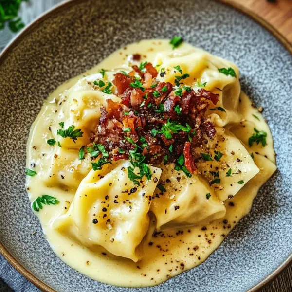 Maultaschen Carbonara
