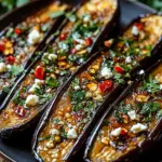 Mediterrane Ger&ouml;stete Aubergine