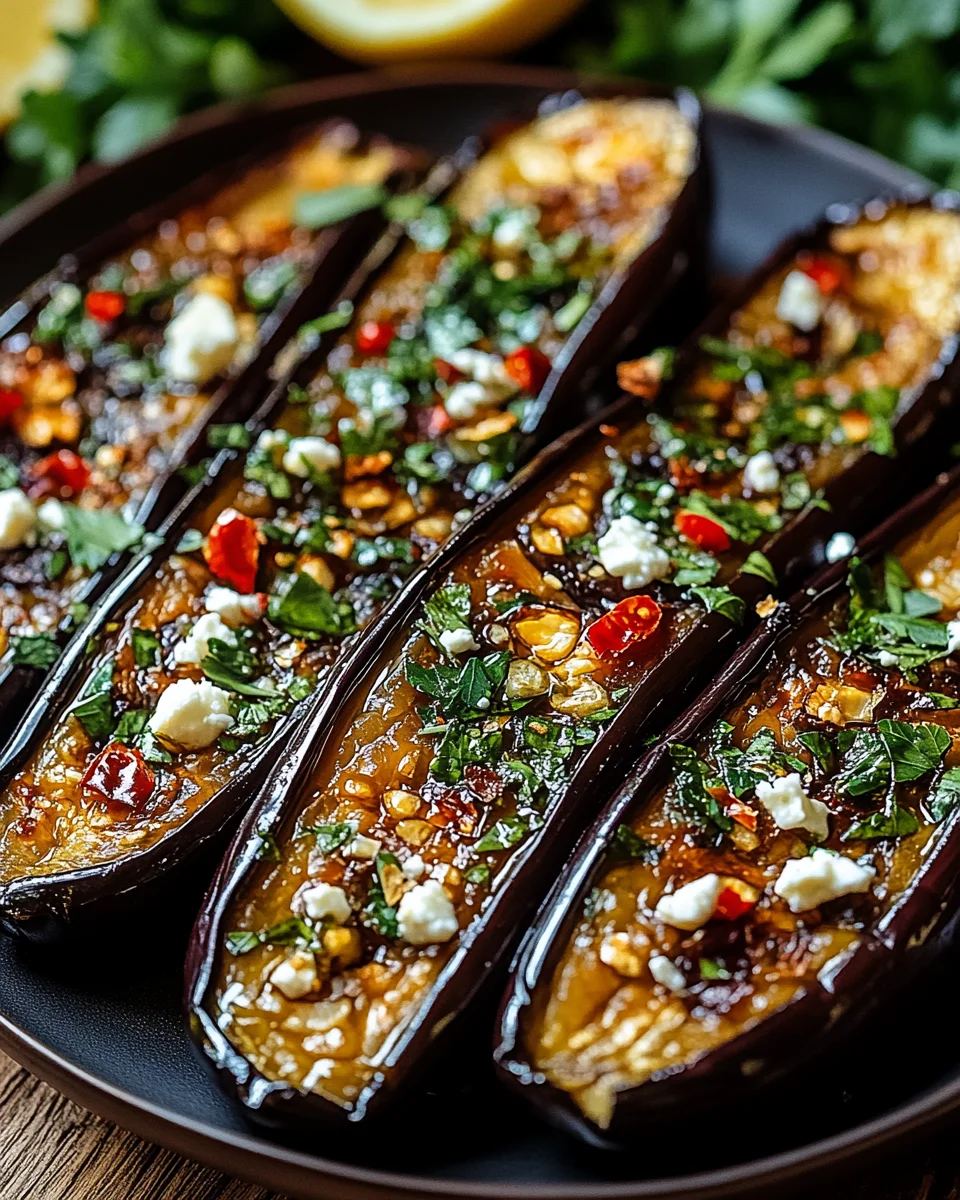 Mediterrane Geröstete Aubergine