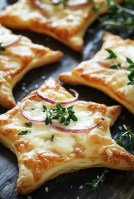 Mini-Flammkuchen-Sterne
