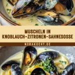 Muscheln in Knoblauch-Zitronen-Sahnesoße 20 Pinterest Hidden Image