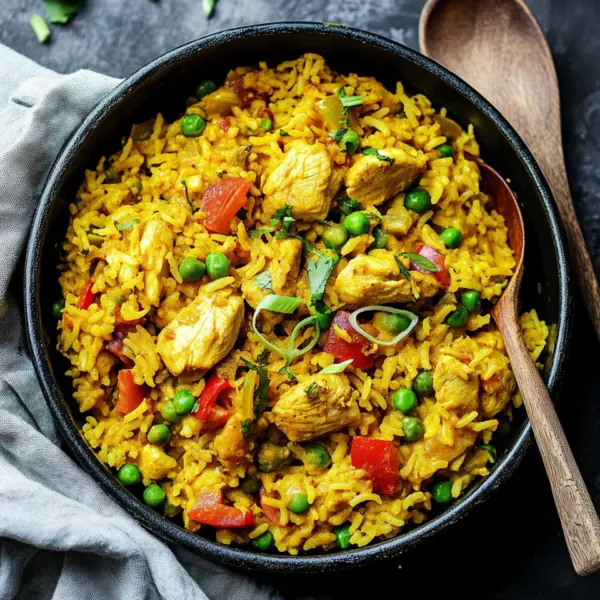 One Pot Curryreis mit Hähnchenbrust