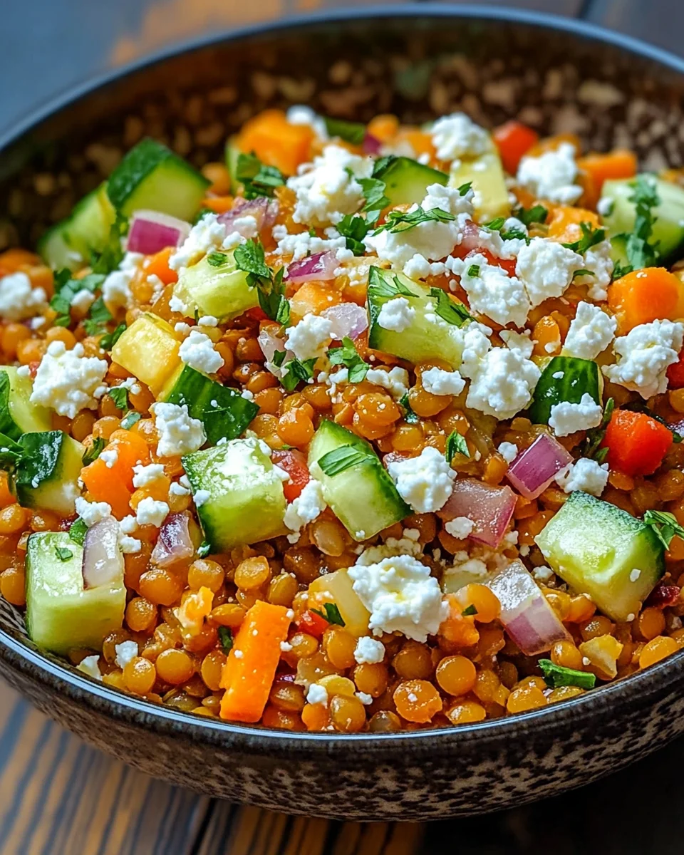 Orientalischer Rote Linsensalat mit 23 Orientalischer
