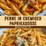 Penne in cremiger Paprikasoße 18 Pinterest Hidden Image