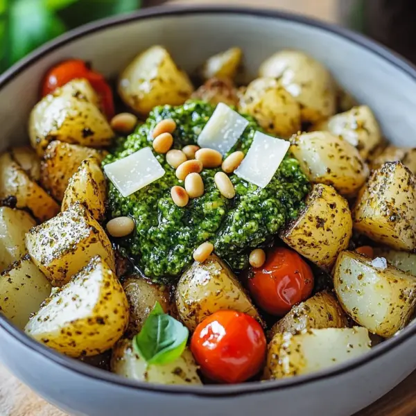 Pesto-Kartoffel-Bowl