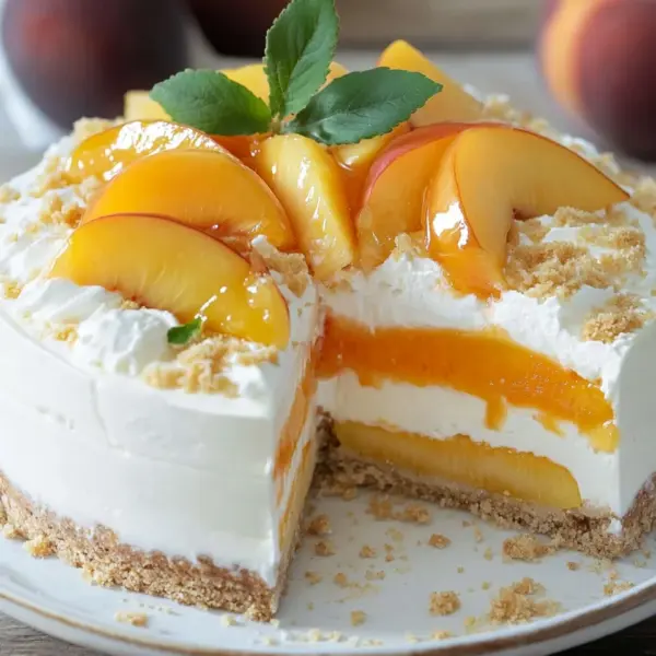 Pfirsich Maracuja Torte ohne Backen