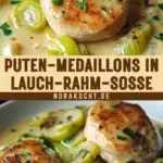 Puten-Medaillons in Lauch-Rahm-Soße 13 Pinterest Hidden Image
