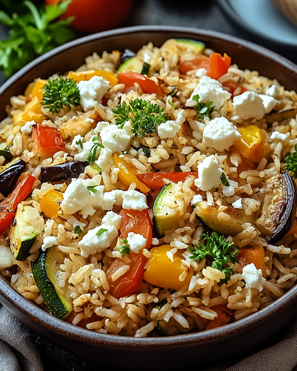 Reis aus dem Ofen mit Feta und Gemüse 21 Reis aus dem Ofen mit Feta und Gemüse