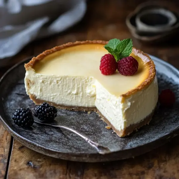 Rezept für cremigen Käsekuchen ohne Boden