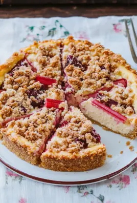 Rhabarber-Cheesecake mit Streuseln 28 Rhabarber-Cheesecake mit Streuseln