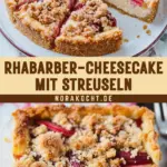Rhabarber-Cheesecake mit Streuseln 17 Pinterest Hidden Image
