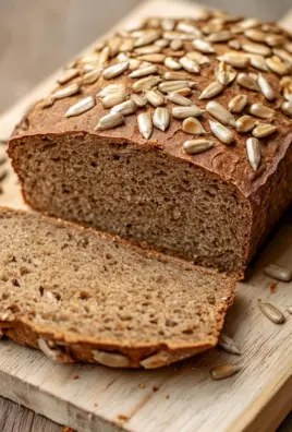 Roggenvollkornbrot mit Sonnenblumenkernen