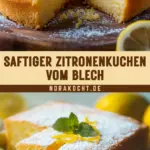 Saftiger Zitronenkuchen vom Blech 18 Pinterest Hidden Image