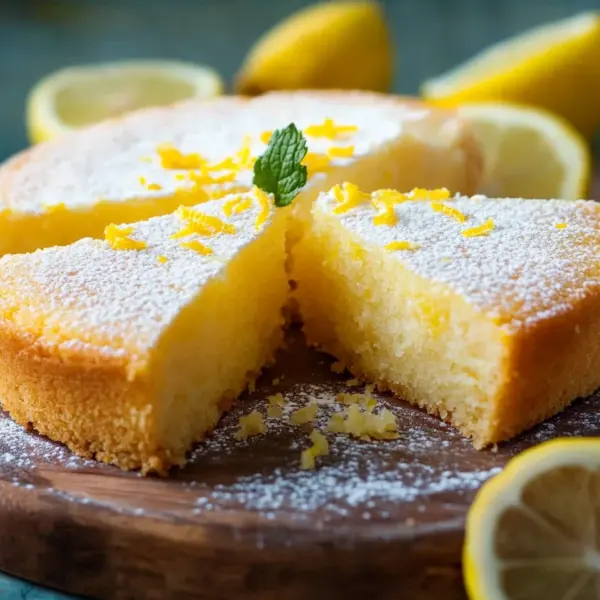 Saftiger Zitronenkuchen vom Blech