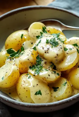 Senfsauce mit Salzkartoffeln 23 Senfsauce mit Salzkartoffeln
