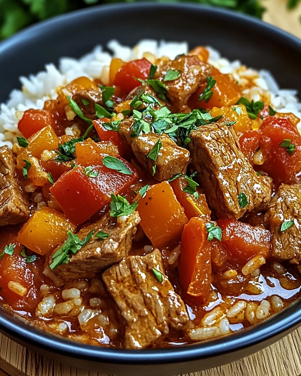 Serbisches Reisfleisch