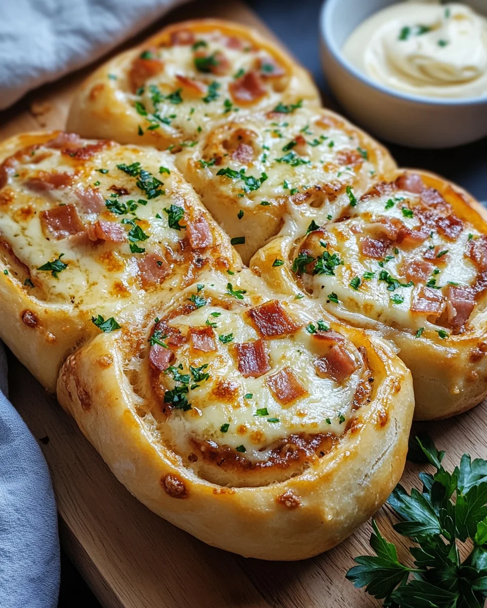 Speck & Käse Brötchen mit Knoblauchbutter 20 Speck