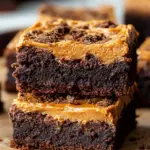 Spekulatius Brownies mit Lotus Biscoff Brotaufstrich