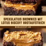 Spekulatius Brownies mit Lotus Biscoff Brotaufstrich 20 Pinterest Hidden Image