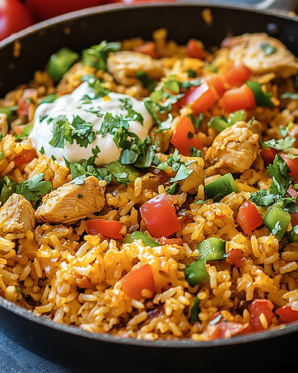 Taco-Pfanne mit Huhn und Reis 28 Taco-Pfanne