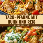 Taco-Pfanne mit Huhn und Reis 27 Pinterest Hidden Image