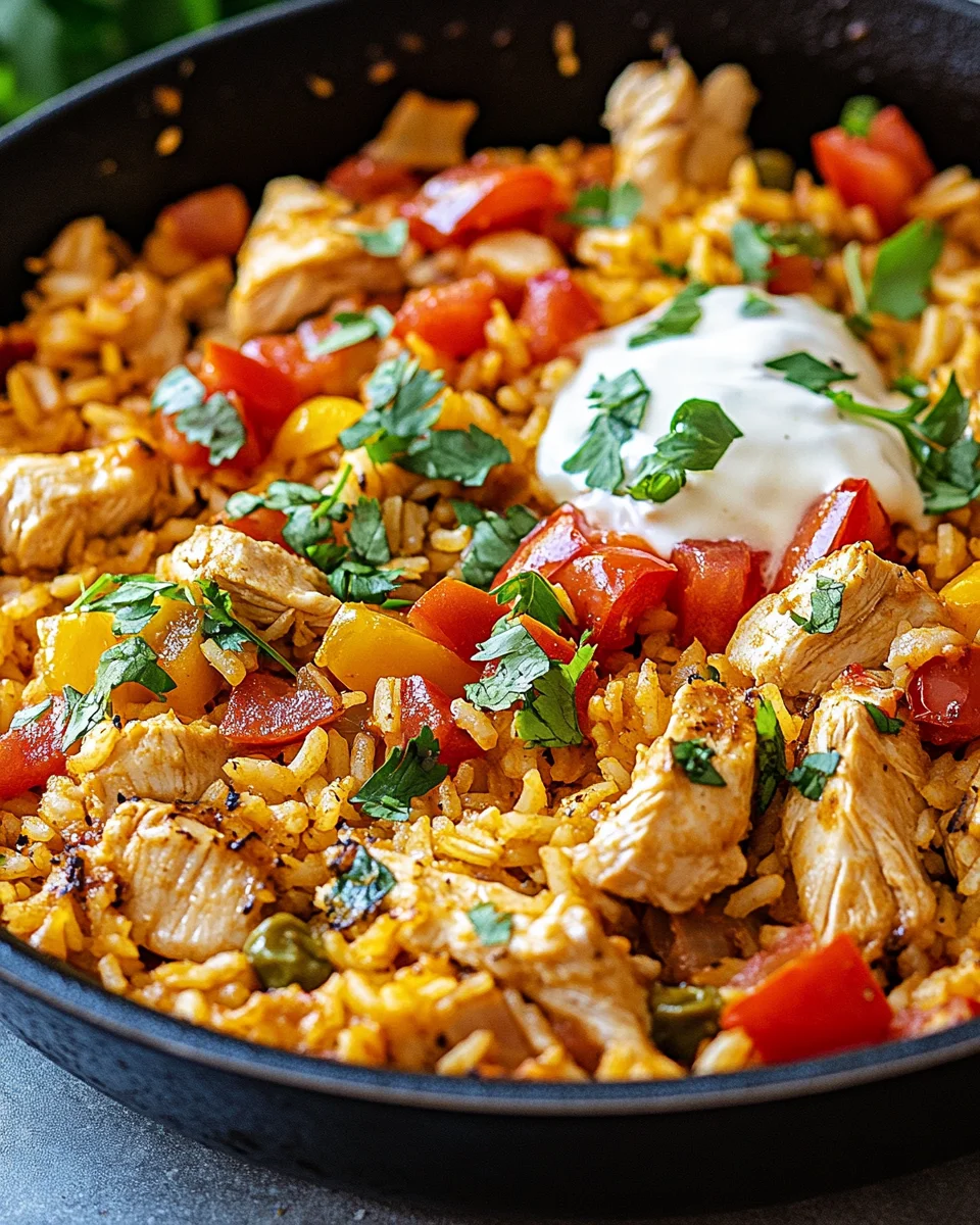 Taco-Pfanne mit Huhn und Reis 30 Taco-Pfanne mit Huhn und Reis