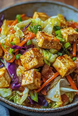 Tofu Kohlgemüse Pfanne
