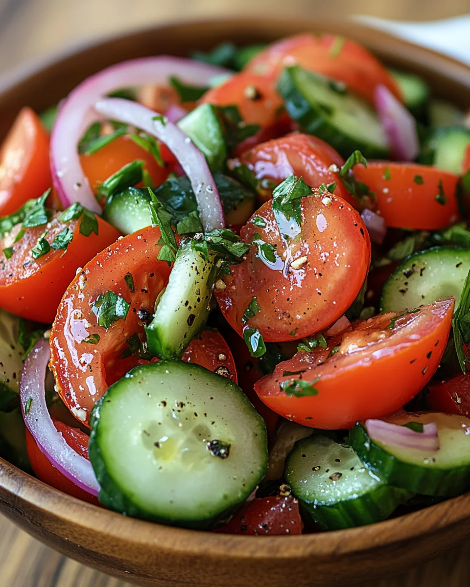 Tomaten-Gurken-Salat 18 Tomaten-Gurken-Salat