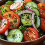 Tomaten-Gurken-Salat