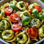 Tortellini-Salat mit Pesto