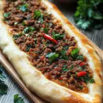 T&uuml;rkische Pide mit Hackfleisch